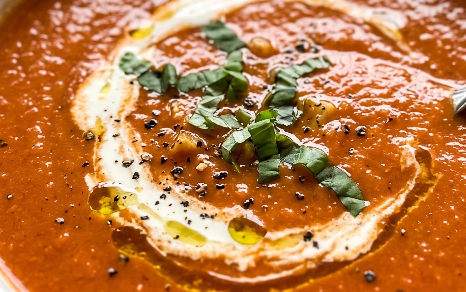 Creamy Roasted Garlic Tomato Soup